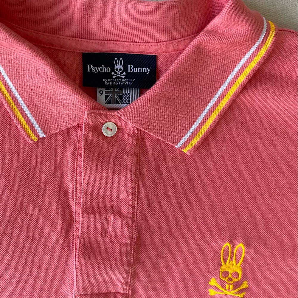 Psycho Bunny Men’s Coral Polo Shirt